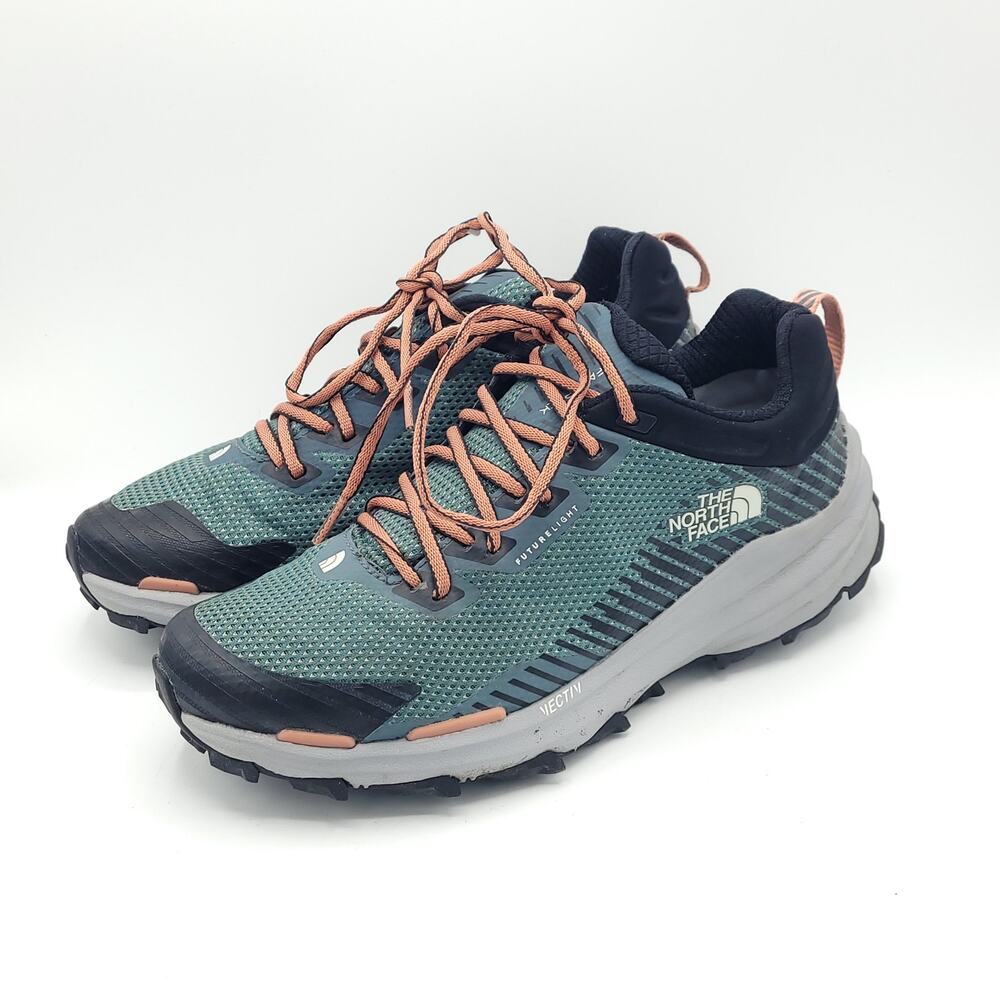 The North Face VECTIV Fastpack Future Light Blue Black orange women's size 10